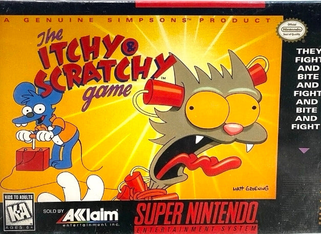 Itchy & Scratchy Super Nintendo
