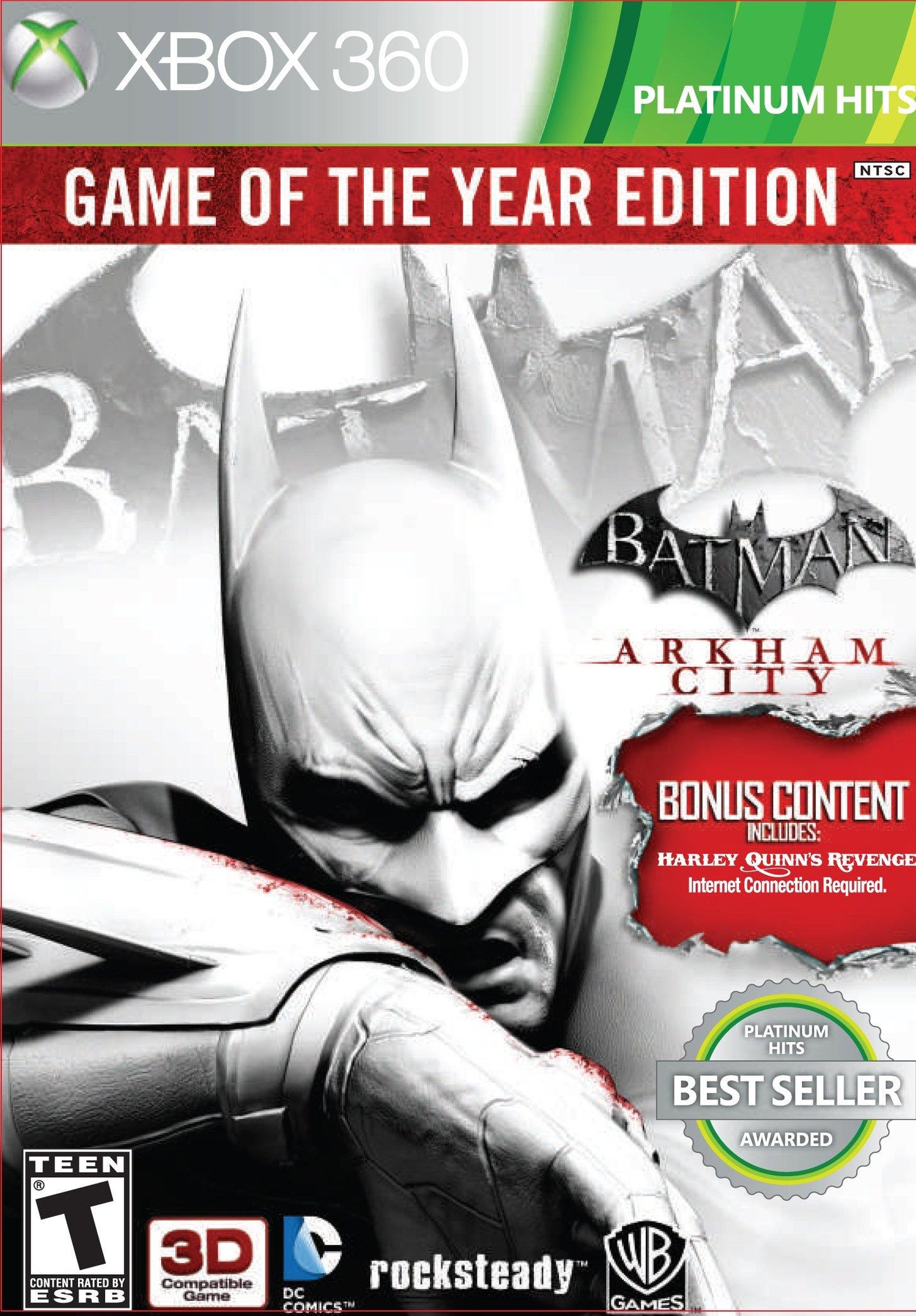 Batman Arkham City Game Of The Year - Xbox 360