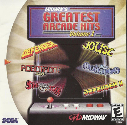 Midway Greatest Arcade Hits - Sega Dreamcast