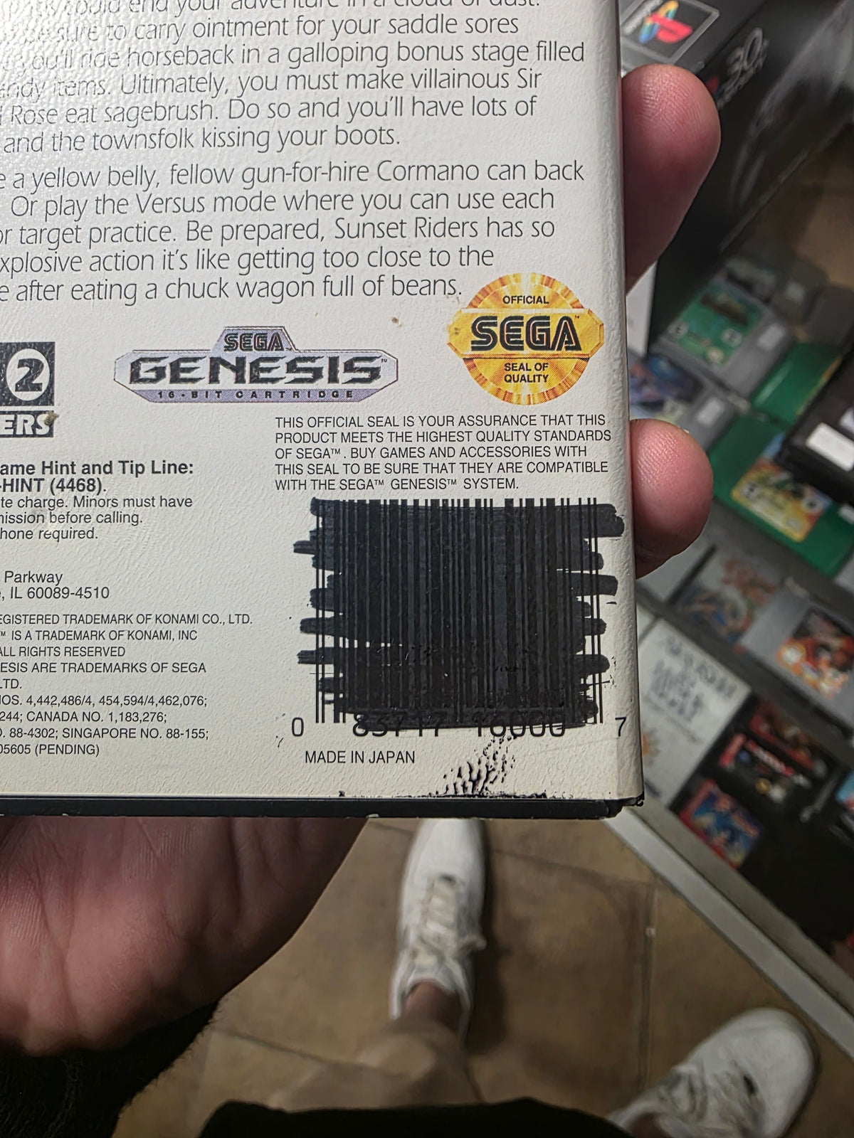 SunsetRiders - Sega Genesis