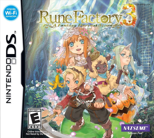 Rune Factory 3 A Fantasy Harvest Moon Nintendo Ds