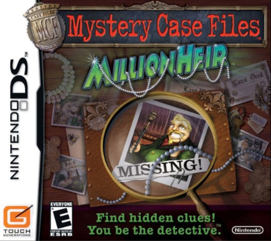 Mystery Case Files: MillionHeir – Nintendo Ds