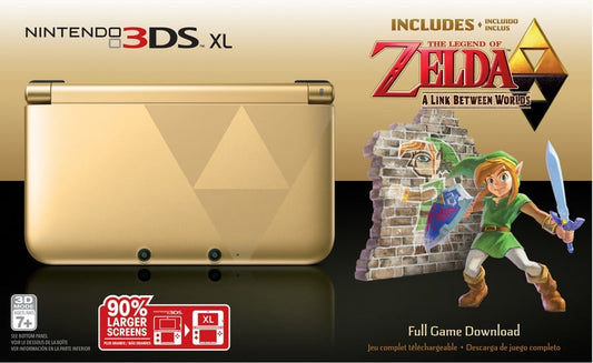 CONSOLE 3DS XL THE LEGEND OF ZELDA A LINK BETWEEN WORLDS - NINTENDO 3DS