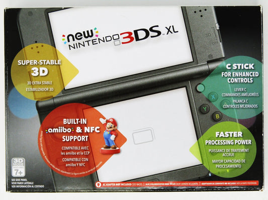 Console New 3DS XL Black - Nintendo 3DS