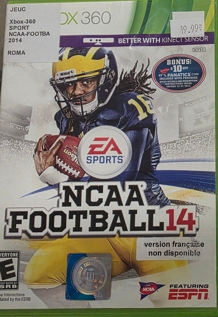 Ncaa Football 14 - Xbox 360