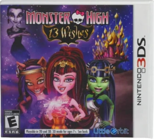Monster High 13 Wishes Nintendo 3Ds