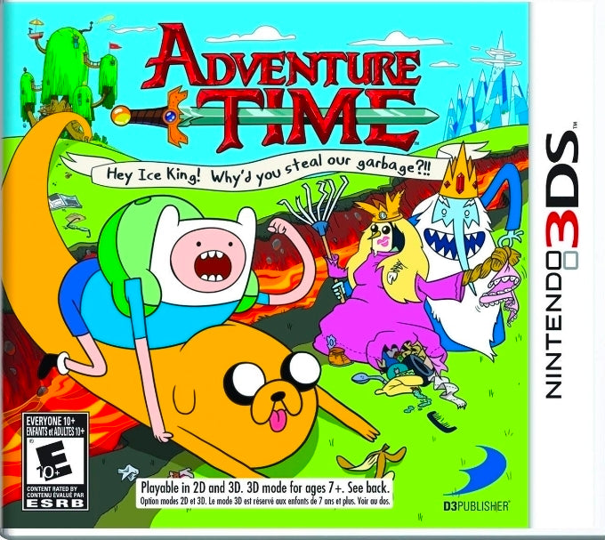 Adventure Time: Hey Ice King! Why'd you steal our garbage?!! - Nintendo 3DS