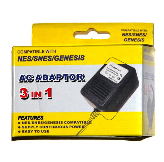 Adapteur Ac Nes/Snes/Sega Genesis Modele 1 - Cables
