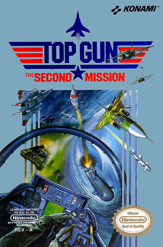 TOP GUN THE SECOND MISSION - NINTENDO