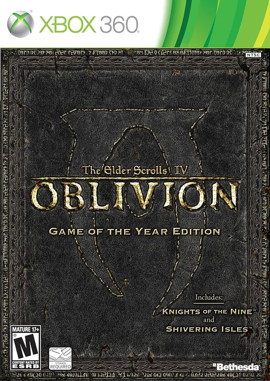 elder scrolls 4 oblivion game of the year edition