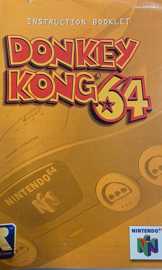Donkey Kong 64 - Livrets