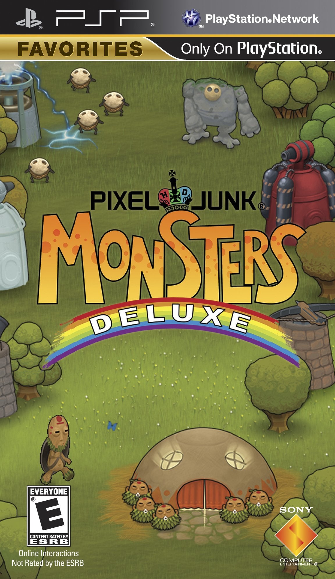 Pixel Junk Monsters Deluxe - Psp