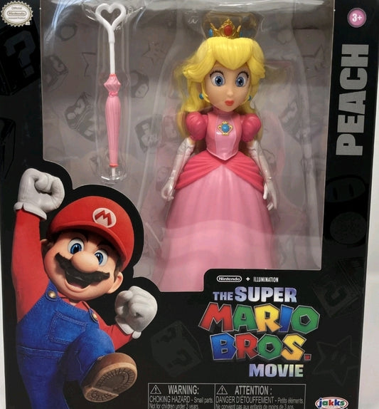 Figurine Nintendo Super Mario Bros Movie Peach Jakks 5 pouces - Figurines
