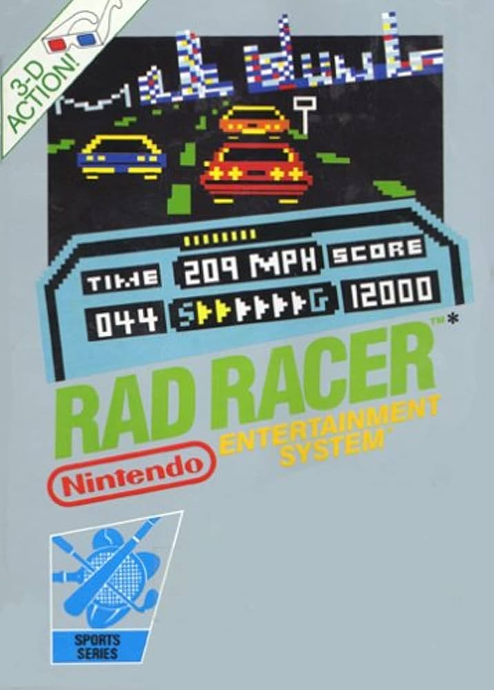 Rad Racer - Nintendo
