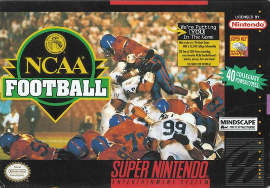 Ncaa Football - Super Nintendo