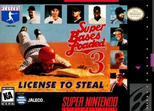SUPER BASES LOADED 3 - SUPER NINTENDO