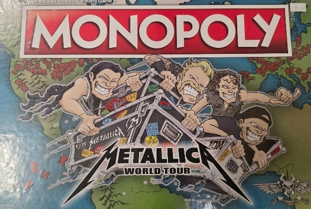 monopoly metallica world tour