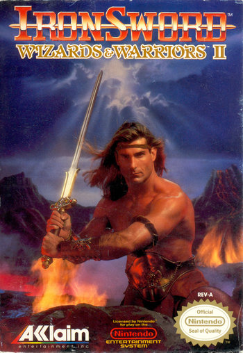 WIZARDS & WARRIORS 2 IRON SWORD - NINTENDO