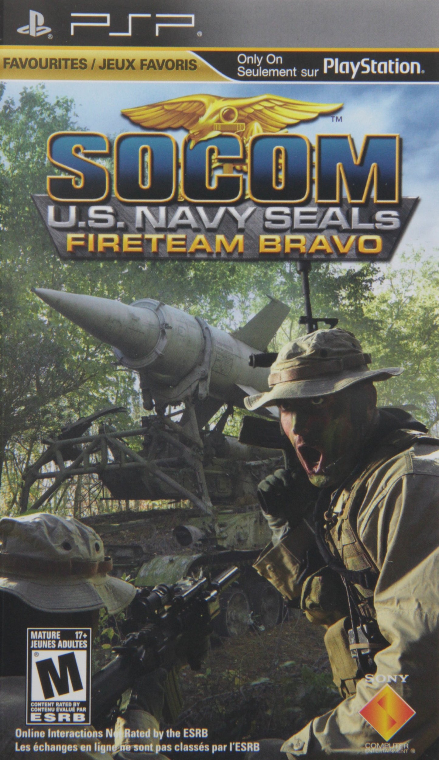 Socom Us Navy Seals Fireteam Bravo - Psp