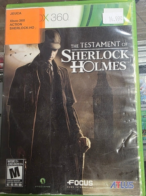 Testament of Sherlock Holmes - Xbox 360