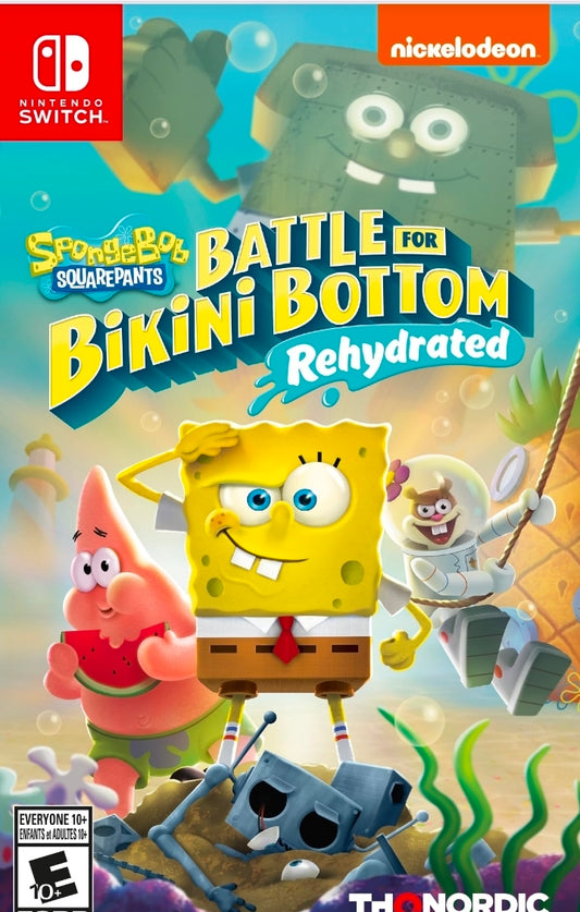 Spongebob Squarepants Battle For Bikini Bottom Rehydrated - Nintendo Switch