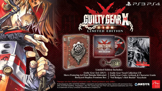 guilty gear xrd sign limited edition playstation 3