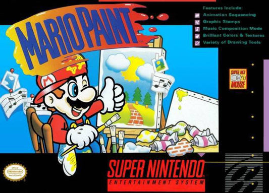 MARIO PAINT - SUPER NINTENDO