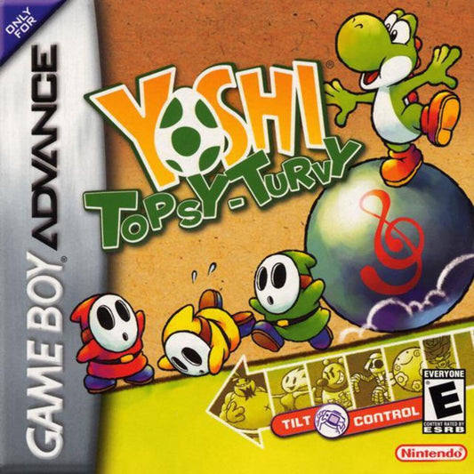 YOSHI TOPSY TURVY - GAME BOY ADVANCE
