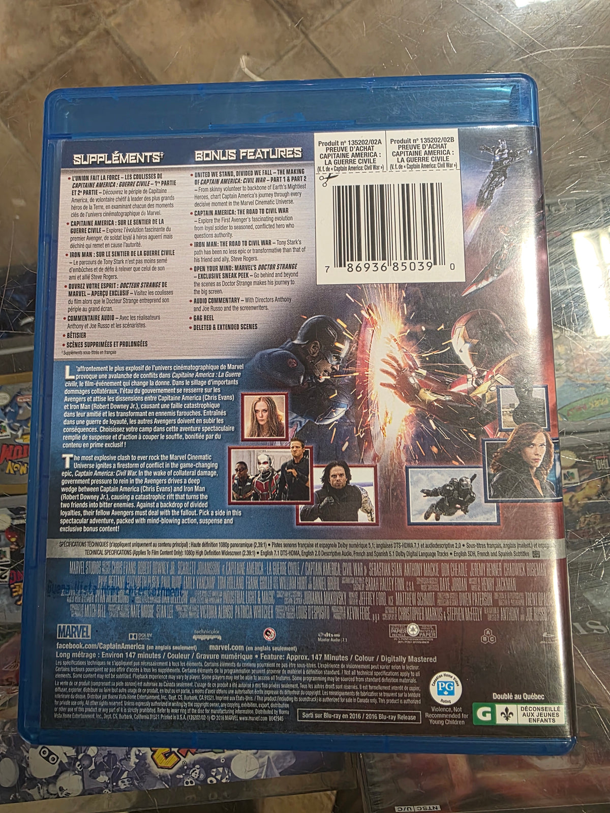 Marvel Civil War - Bluray