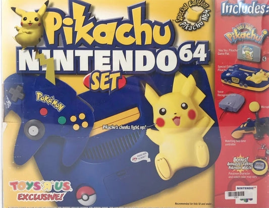 CONSOLE PIKACHU - NINTENDO 64
