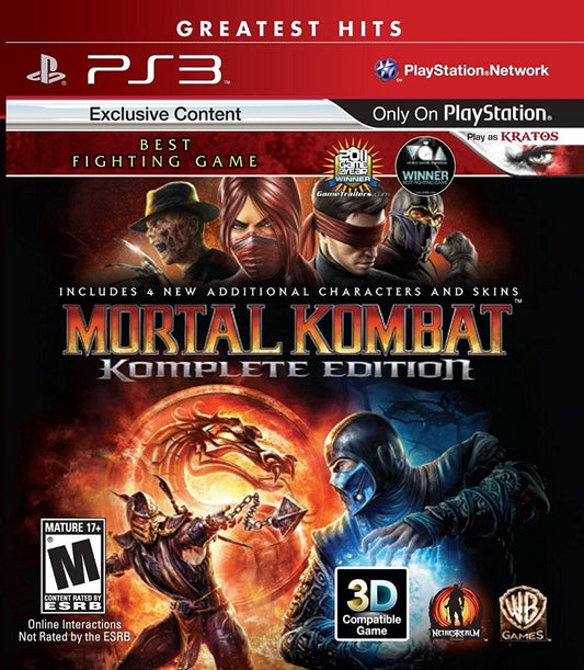 Mortal Kombat Komplete Edition - Playstation 3