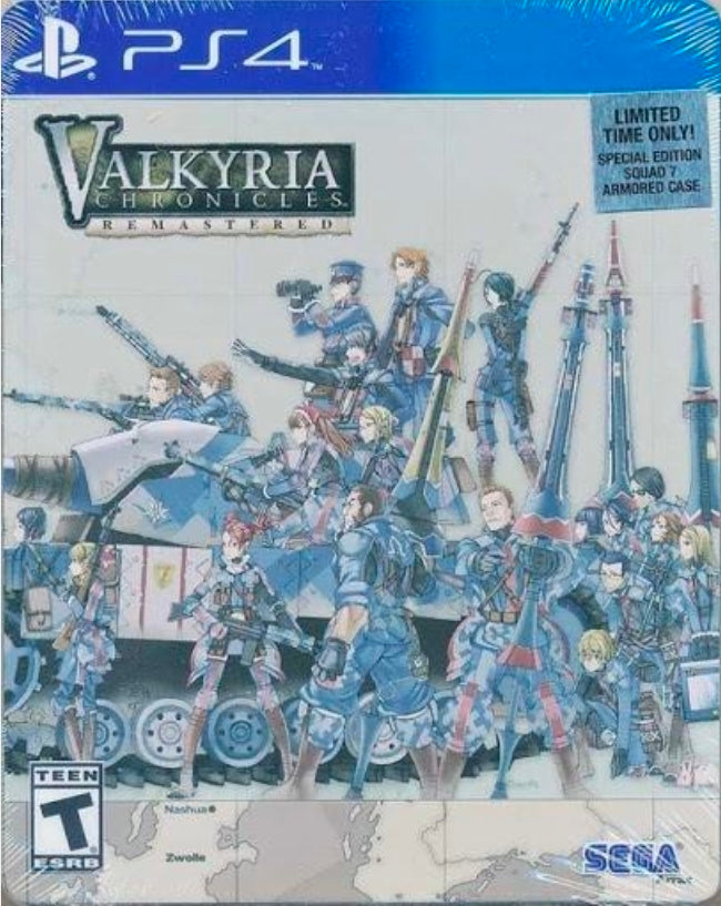 valkyria chronicles remastered steelbook edition playstation 4