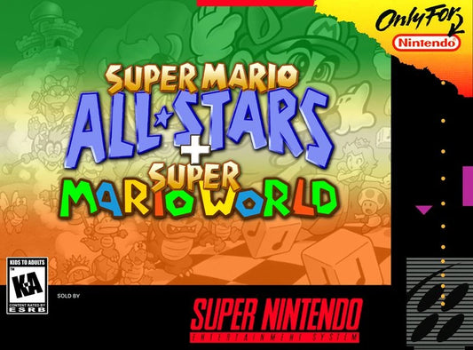 Super mario all stars + super mario world - Super nintendo