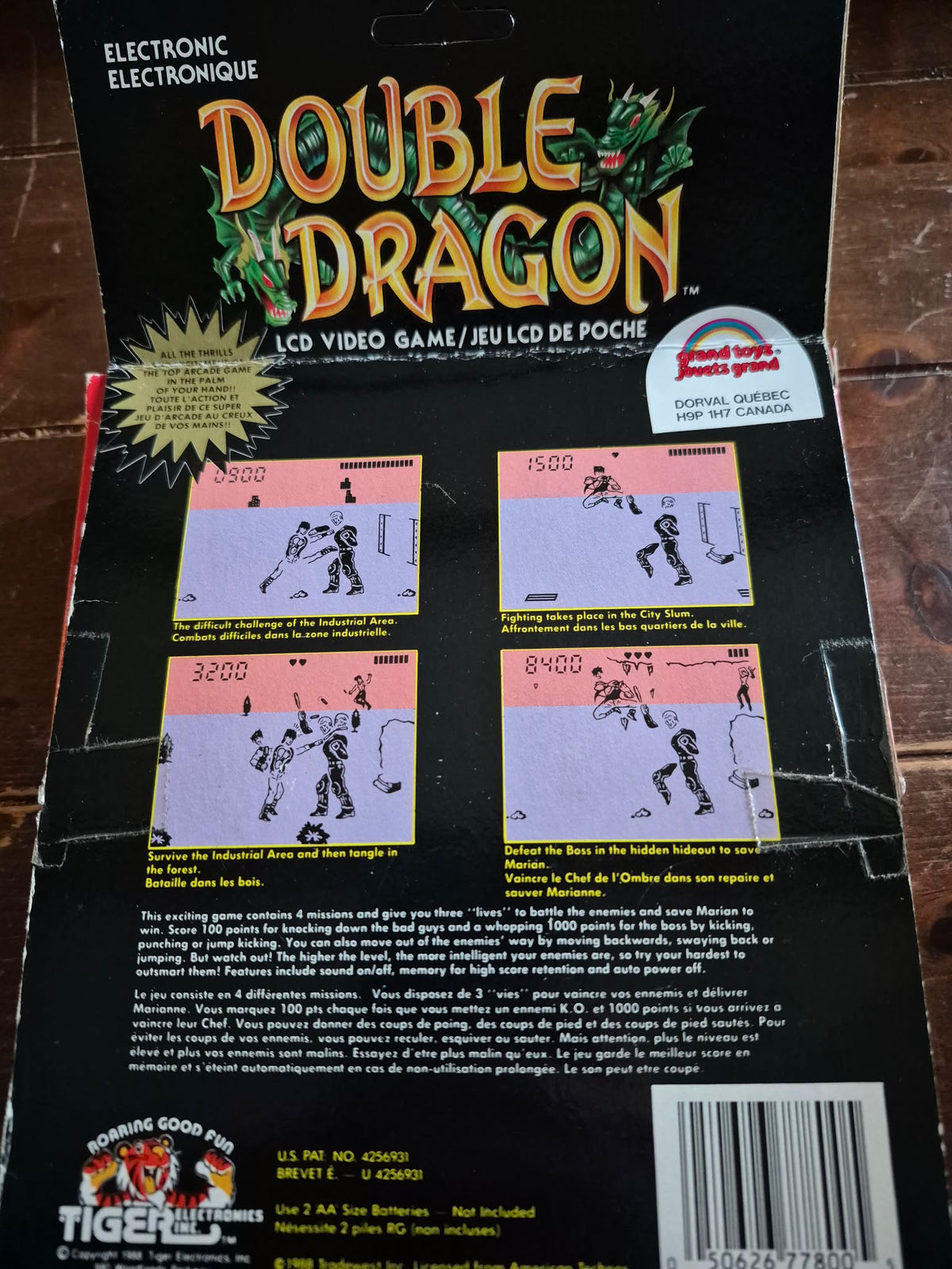 Tiger Double Dragon - Game & Watch