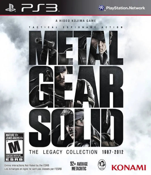 Metal Gear Solid The Legacy Collection - Playstation 3