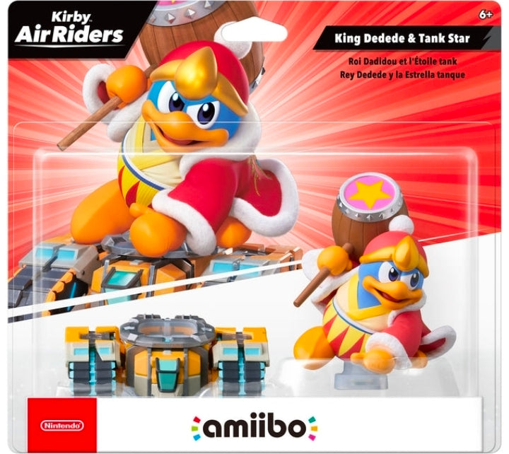 Kirby Air Riders King Dedede & Tank Star Amiibo