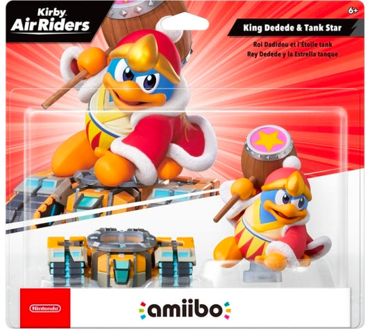 Kirby Air Riders King Dedede & Tank Star Amiibo