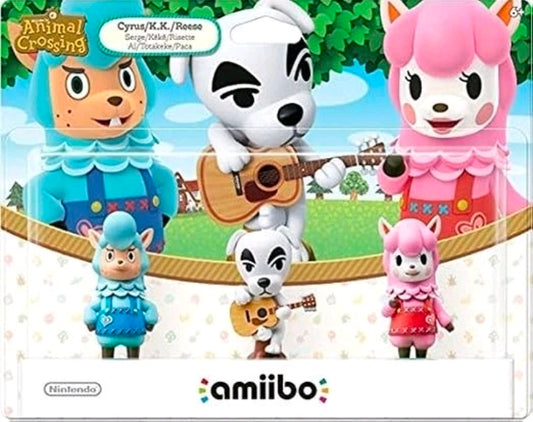 K.K. Slider + Cyrus + Reese Amiibo