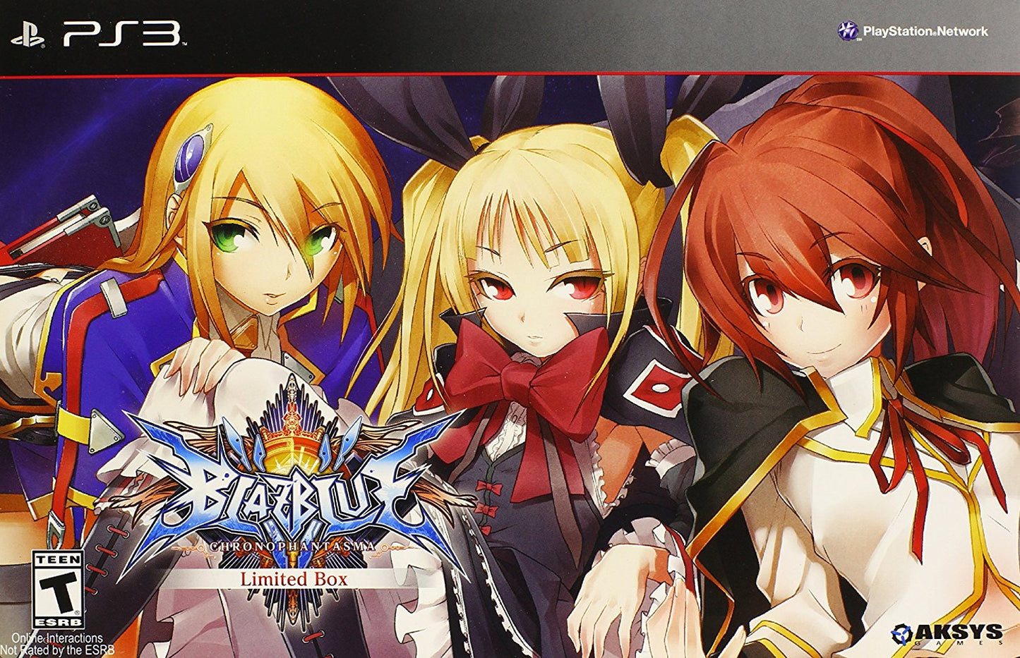 blazblue chrono phantasma limited edition playstation 3