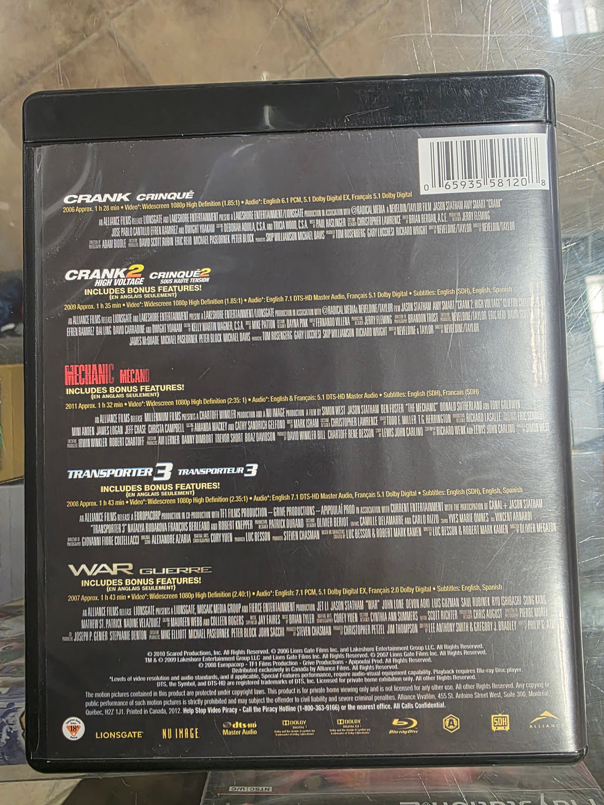 Jason Statham Collection - Bluray